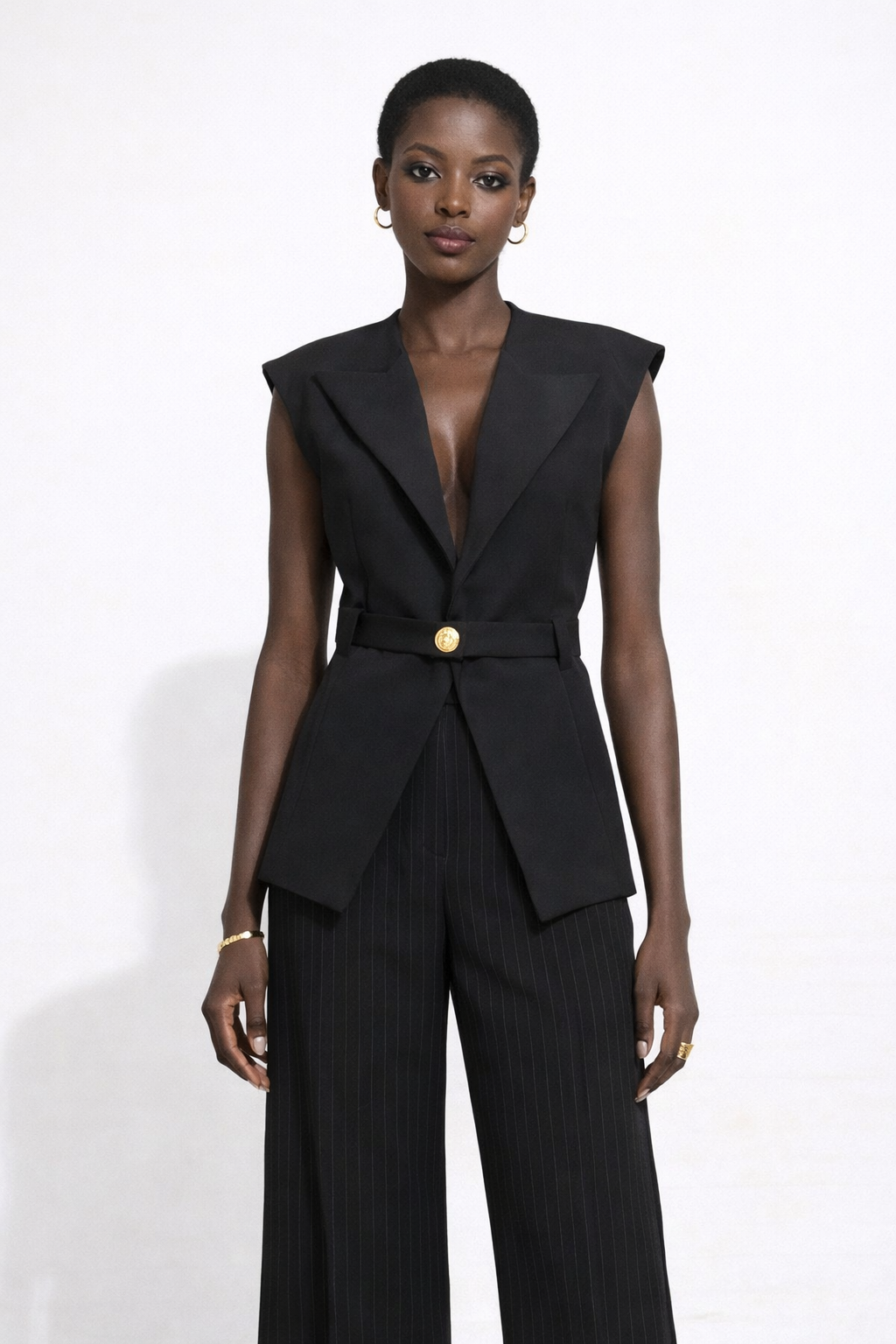 Lori Tailored Single-Breasted Vest