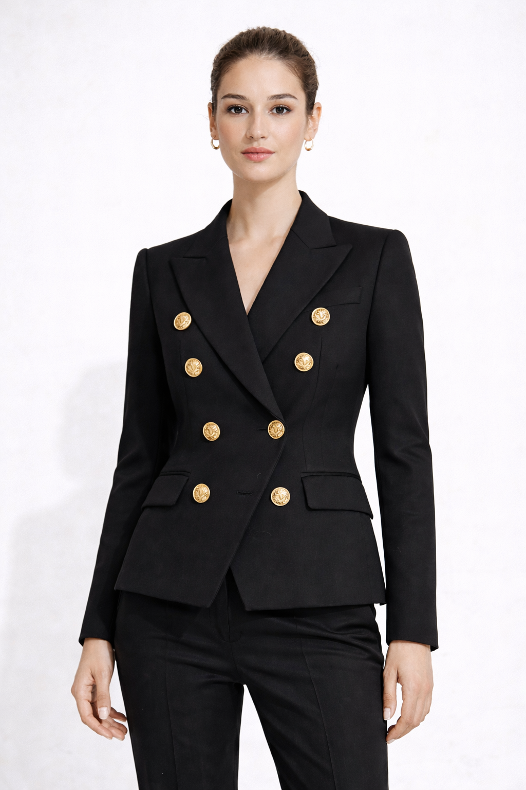 Blazer Similar style to Balmain Affordable Quiet Luxury Double Breasted Blazer UXURY ACCESSIBLE BRAND